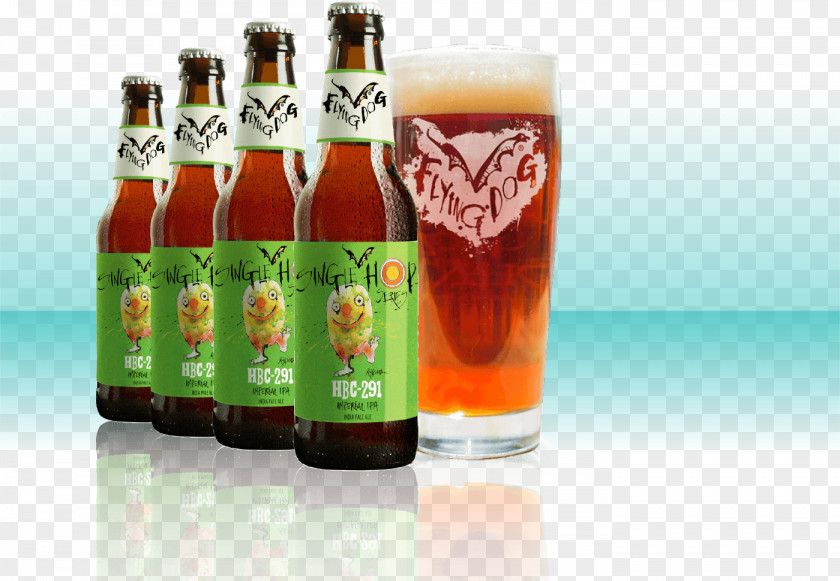 Flying Dogs Beer Bottle Dog Brewery Ale PNG