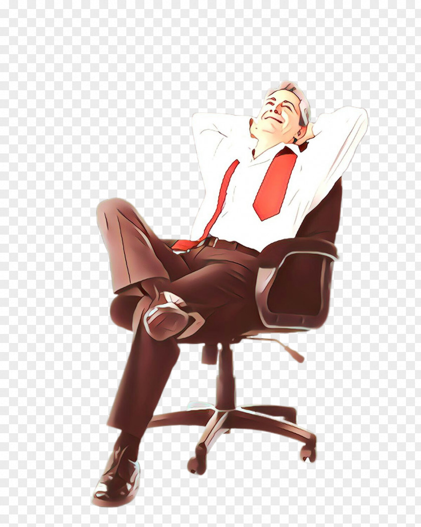 Reading Comfort Sitting Office Chair Furniture Cartoon PNG