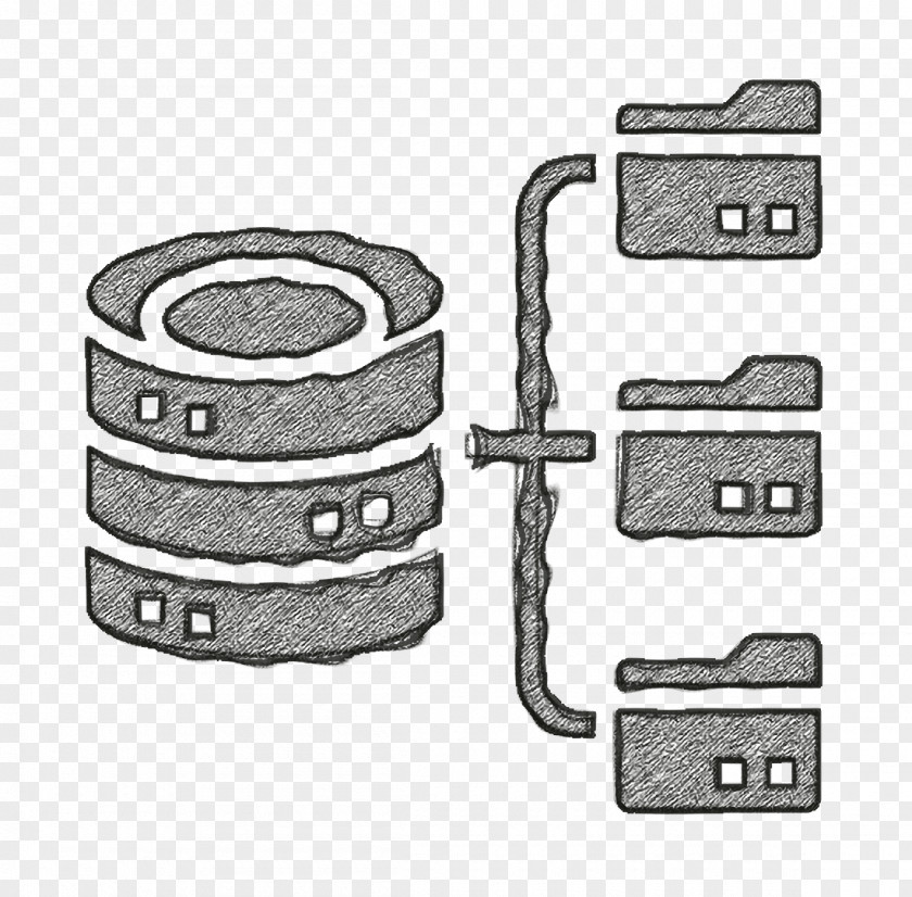 Server Icon Hosting Database Management PNG