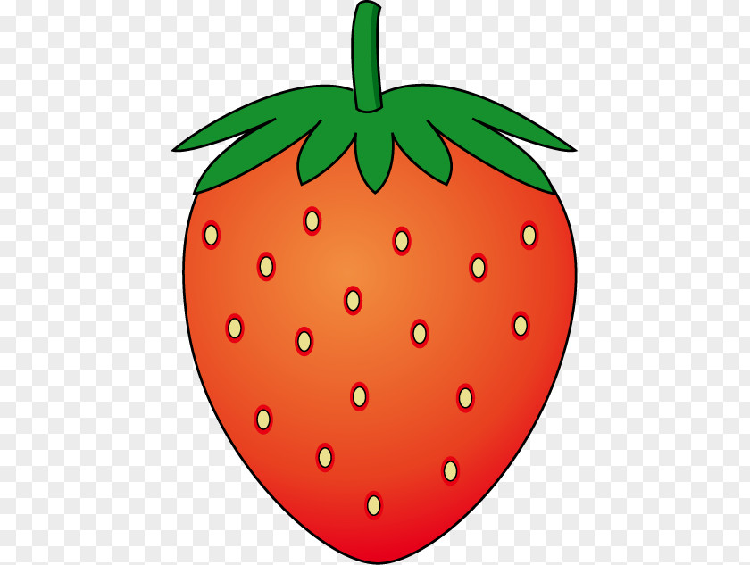 Strawberry Illustration Fruit Food Image PNG