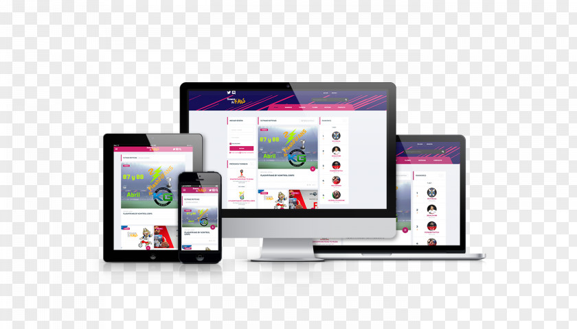 Web Design Responsive Development Application PNG