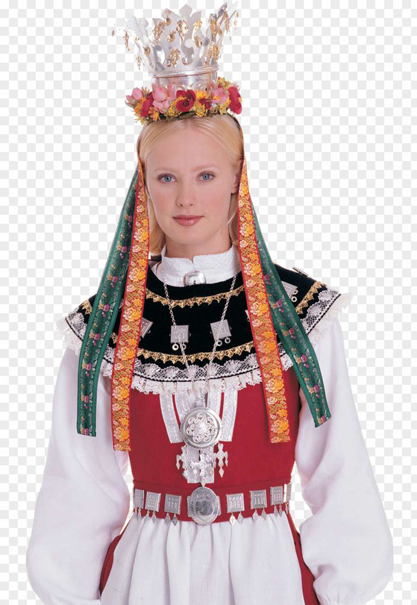 Crown Emelie Von Walterstorff Hardangerbunad Folk Costume PNG