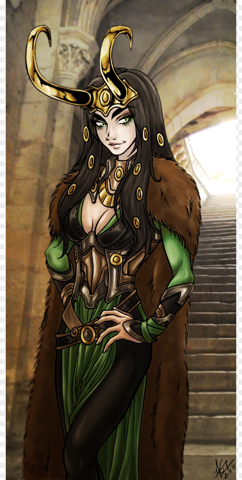 Enchantress Loki DeviantArt Fan Art Comic Book PNG