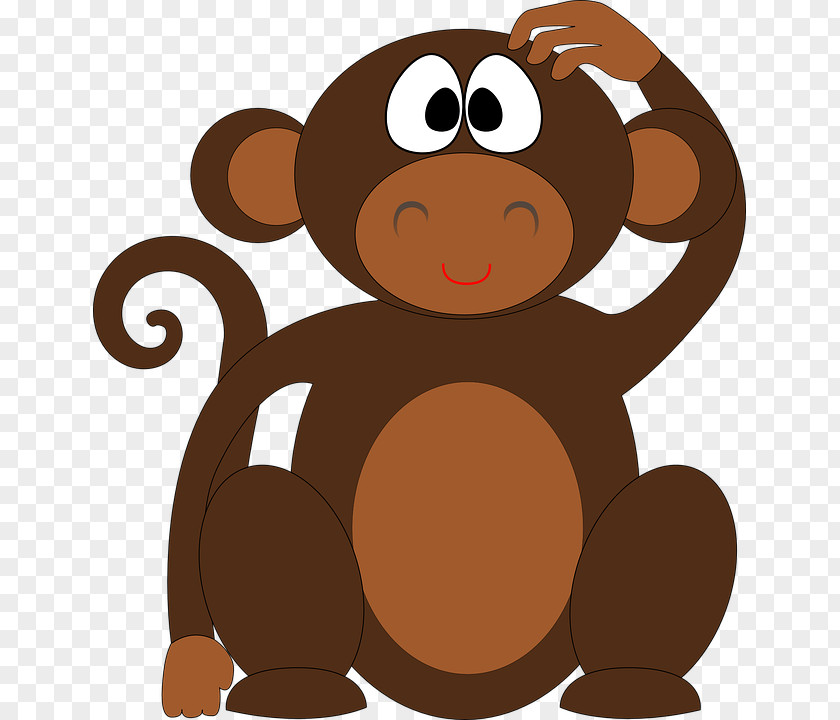 Monkey Ape Chimpanzee Clip Art PNG