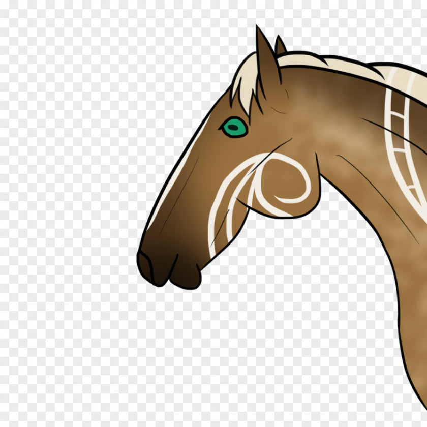 Mustang Mane Halter Pony Stallion PNG