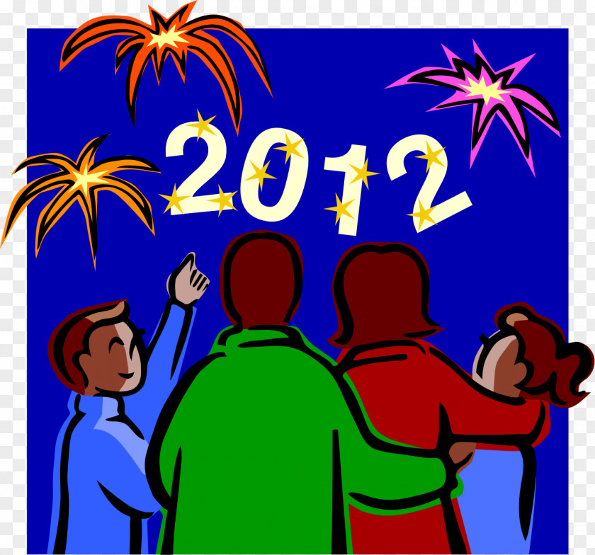 Good Night New Year's Day Eve Clip Art PNG