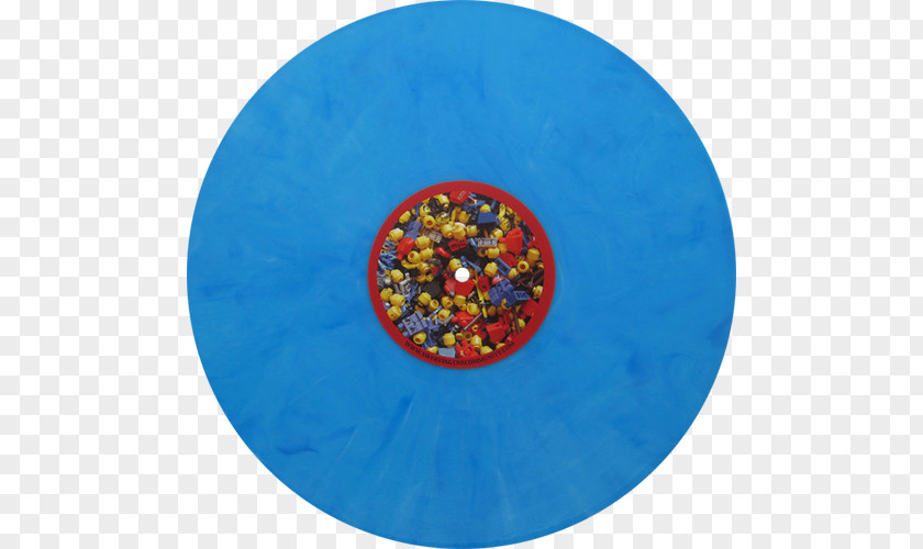 Marbled Scurrilous Phonograph Record Color Blue Picture Disc PNG