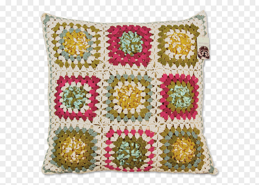 Pillow Throw Pillows Cushion Crochet Pattern PNG