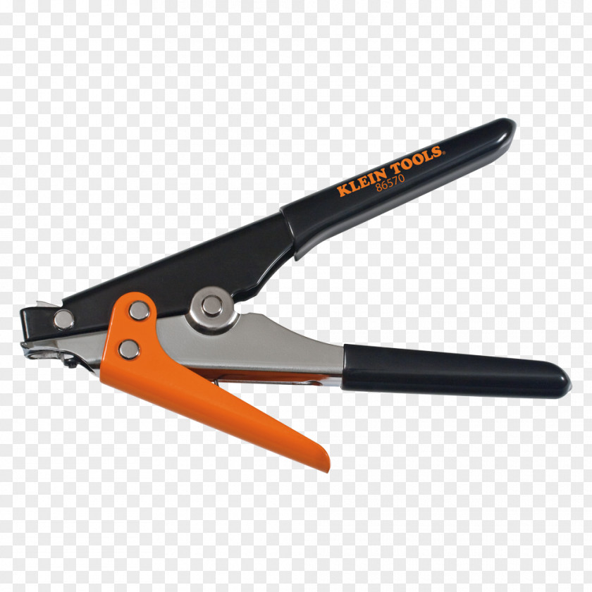 Pliers Diagonal Hand Tool Cutting Cable Tie Klein Tools PNG