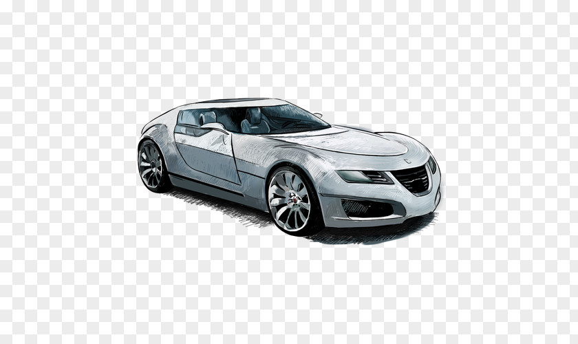Saab Automobile Sports Car Aero-X Nissan GT-R Automotive Design PNG