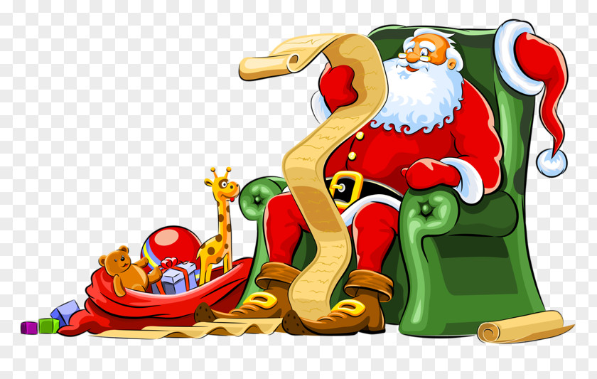 Santa Claus Christmas Clip Art PNG