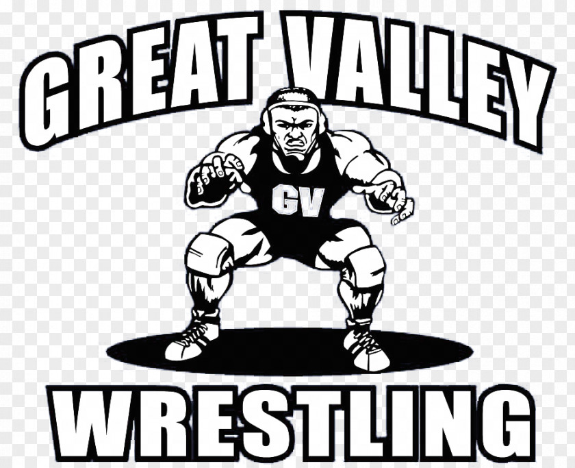 Wrestling Logo Scholastic Great Valley High School Middle PNG