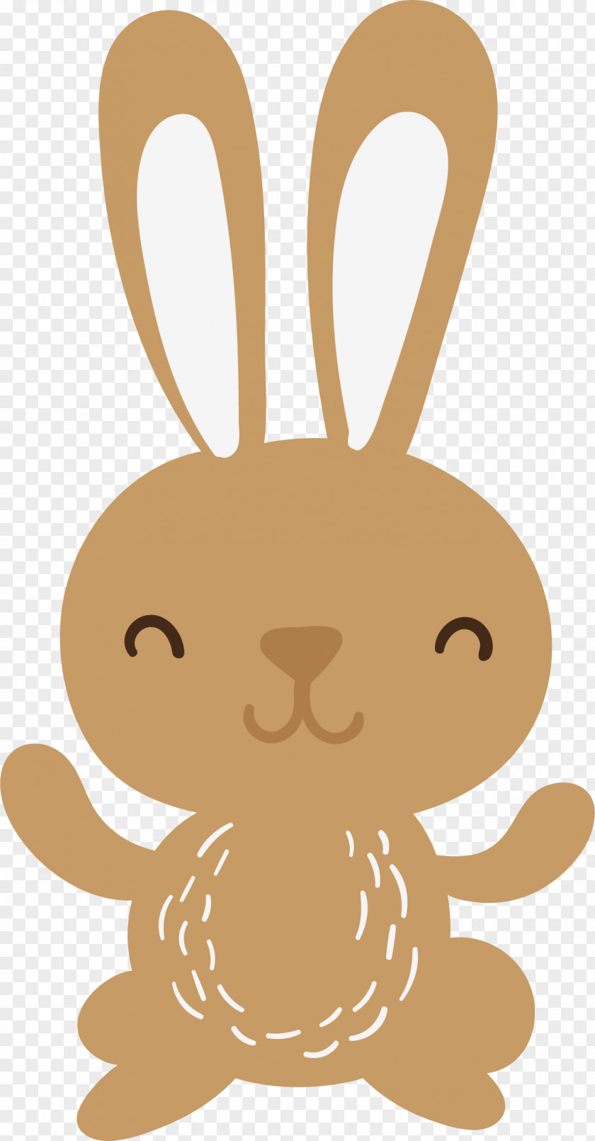 Brown Rabbit Vector Hare Clip Art PNG