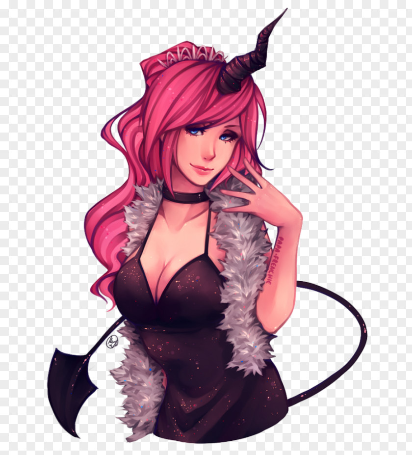 Demon Female Illustration Art Blog Sketch Doodle PNG