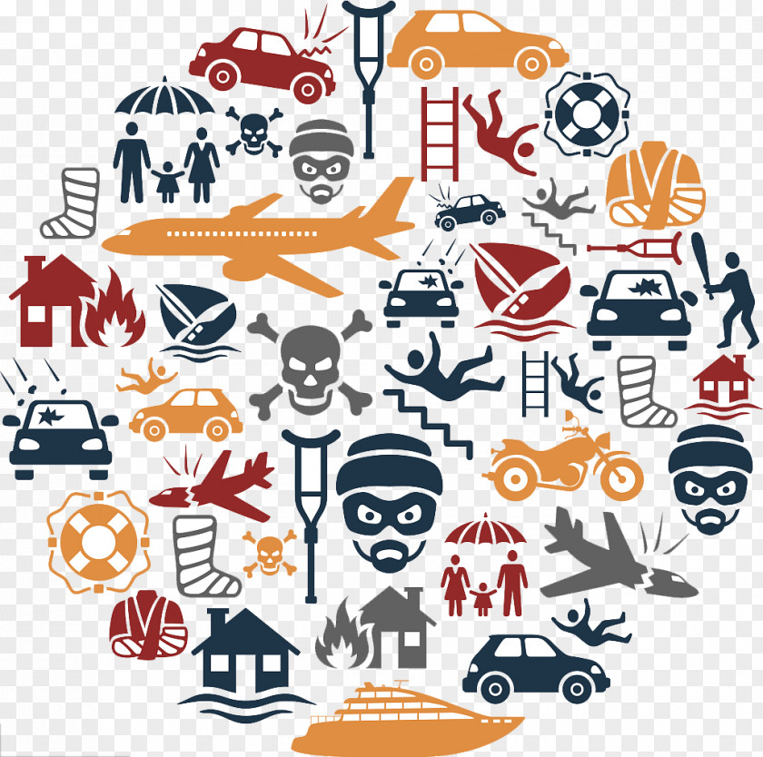 There Is Always An Accident In Life Vehicle Insurance Icon PNG