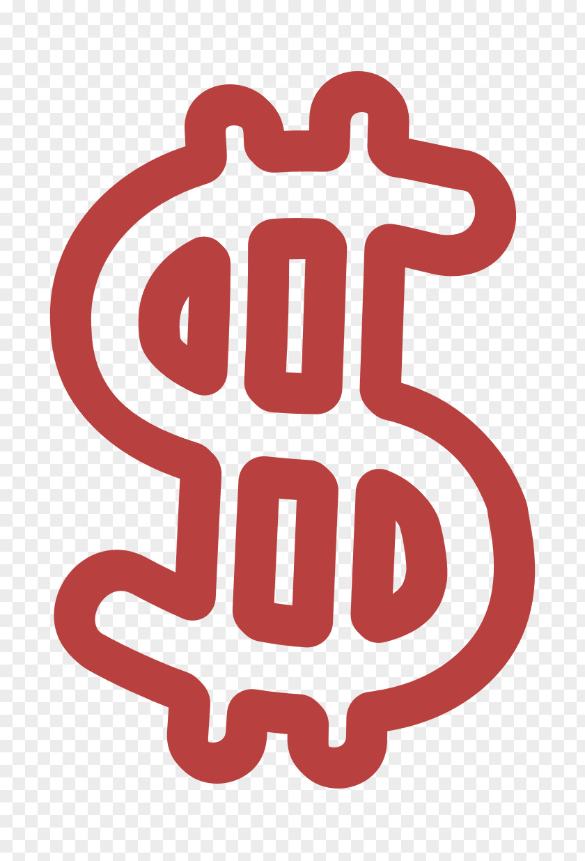 Signs Icon Money Symbol Hand Drawn Outline PNG