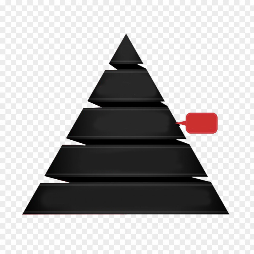 Black Pyramid-shaped Decorative PPT Pyramid Euclidean Vector Chart PNG