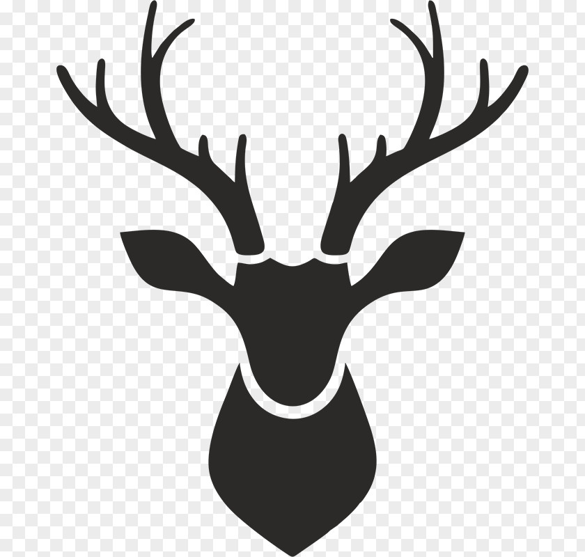 Deer Reindeer Moose Vector Graphics Stencil PNG