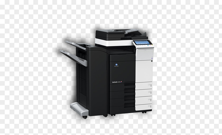 Multi Usable Colorful Brochure Photocopier Multi-function Printer Konica Minolta Printing PNG