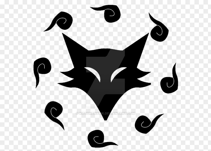 Symbol Nine-tailed Fox Kitsune Mon Crest PNG
