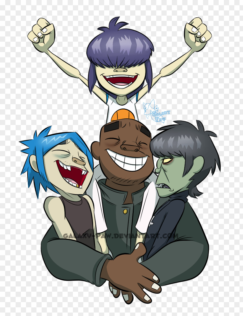 2d And Murdoc 2-D Russel Hobbs Gorillaz Noodle Drawing PNG