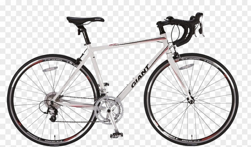 A White Bicycle Frame Fuji Bikes Giant Bicycles Road PNG