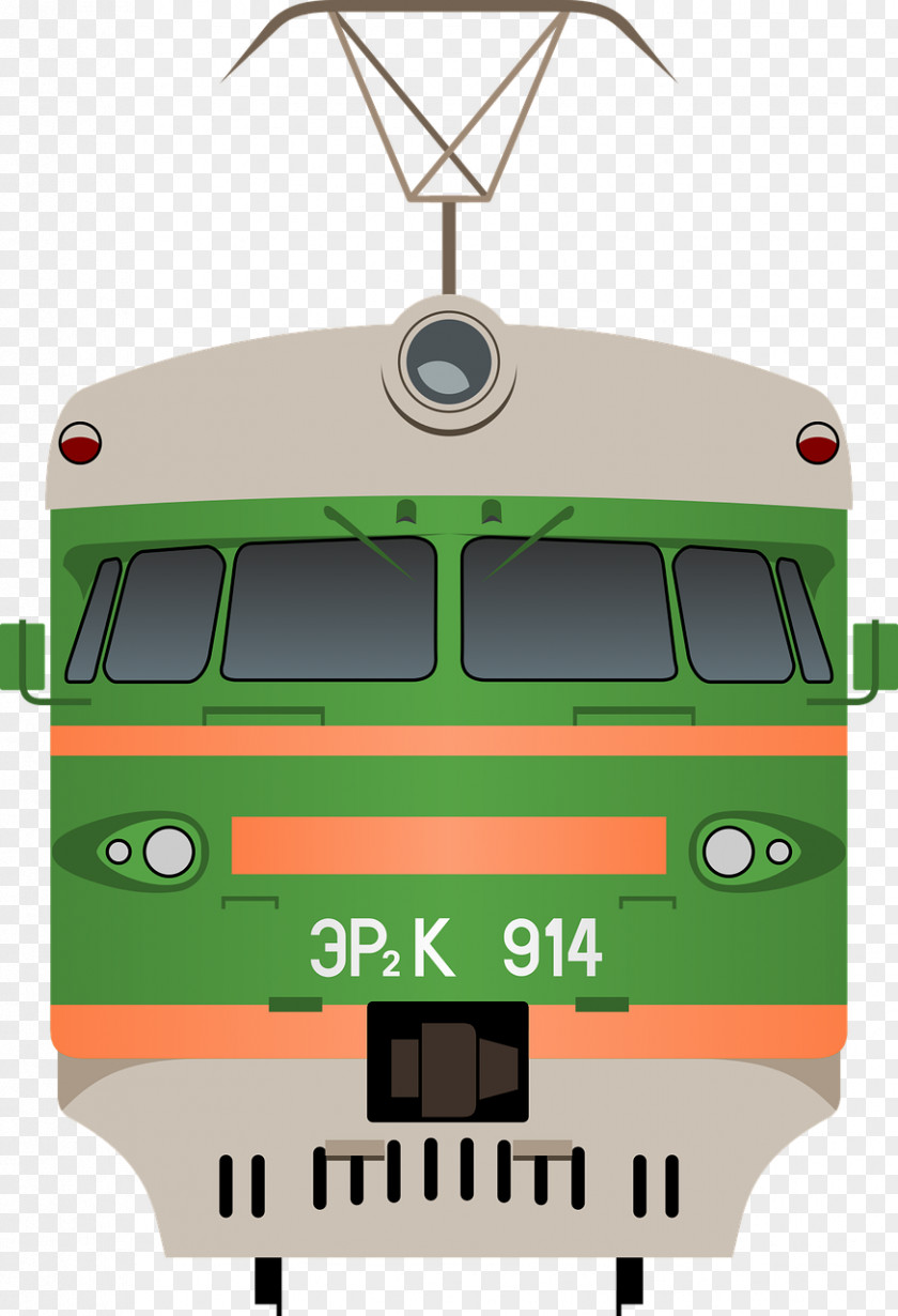 Car Train Rail Transport Tram Electric Locomotive PNG