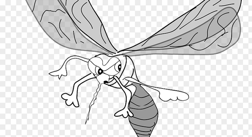 Cartoon Mosquito Bloodsucking Mosquitoes Insect Clip Art PNG