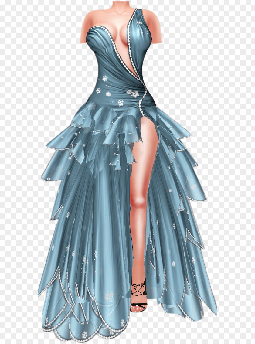 Cocktail Dress Gown Shoulder PNG