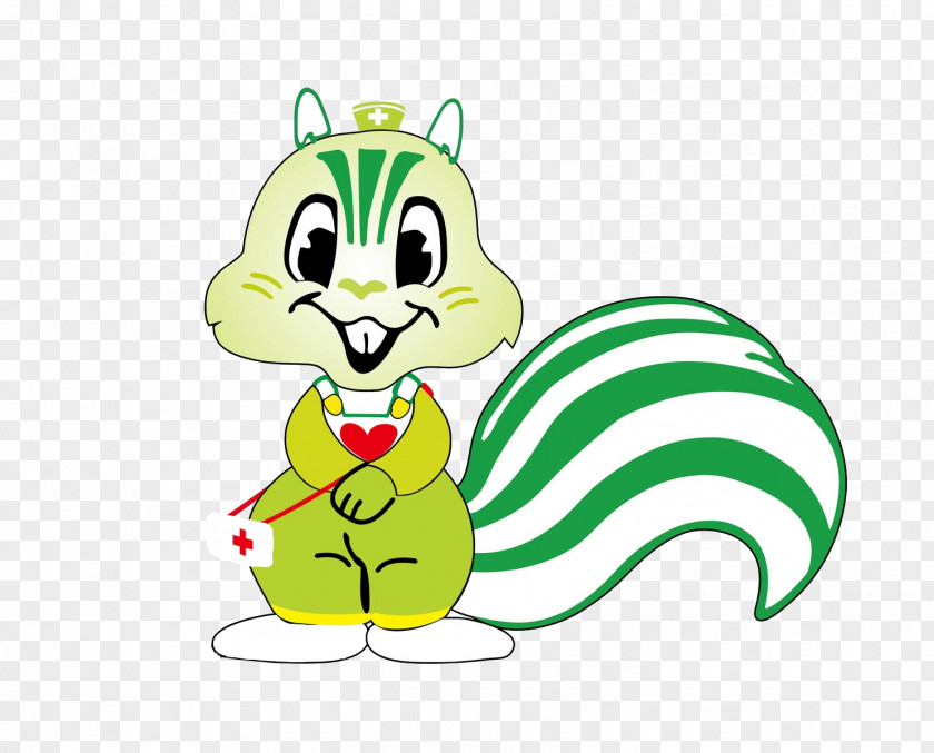 Cute Squirrel Cartoon PNG