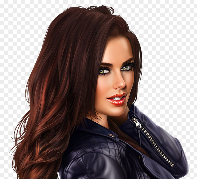 Hair Brown Fashion Artificial Integrations PNG
