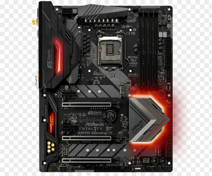 Intel ASROCK ASRock Fatal1ty Z370 Professional Gaming I7 LGA 1151 Motherboard PNG