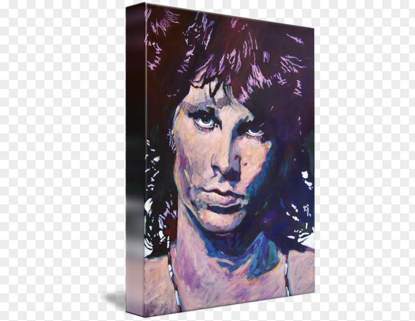 Jim Morrison Canvas Print Painting Art PNG
