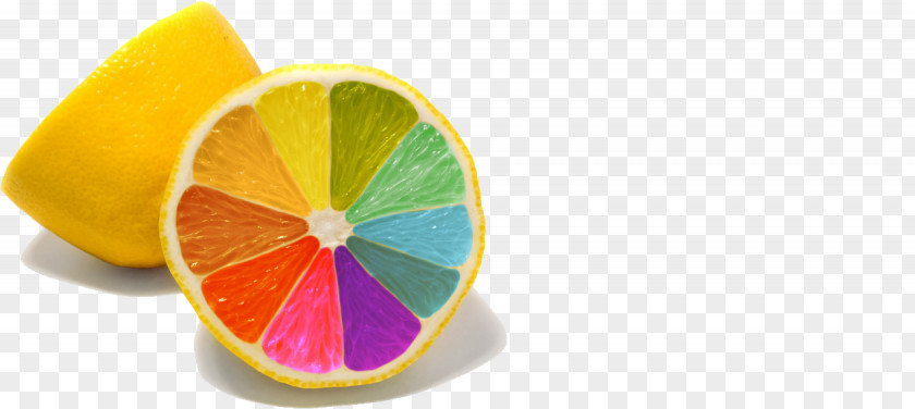 Lemon Juice Color Rainbow Food PNG