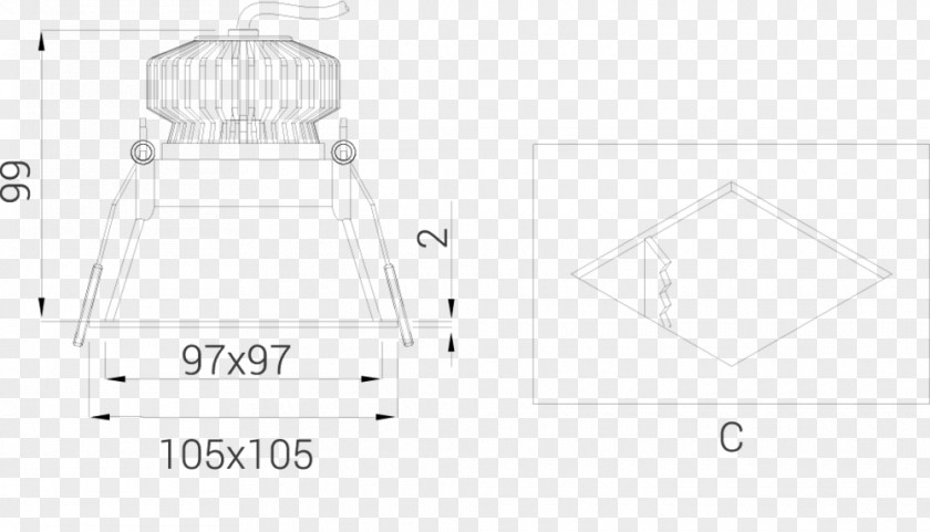 Luminous Efficiency Furniture White Line Angle PNG