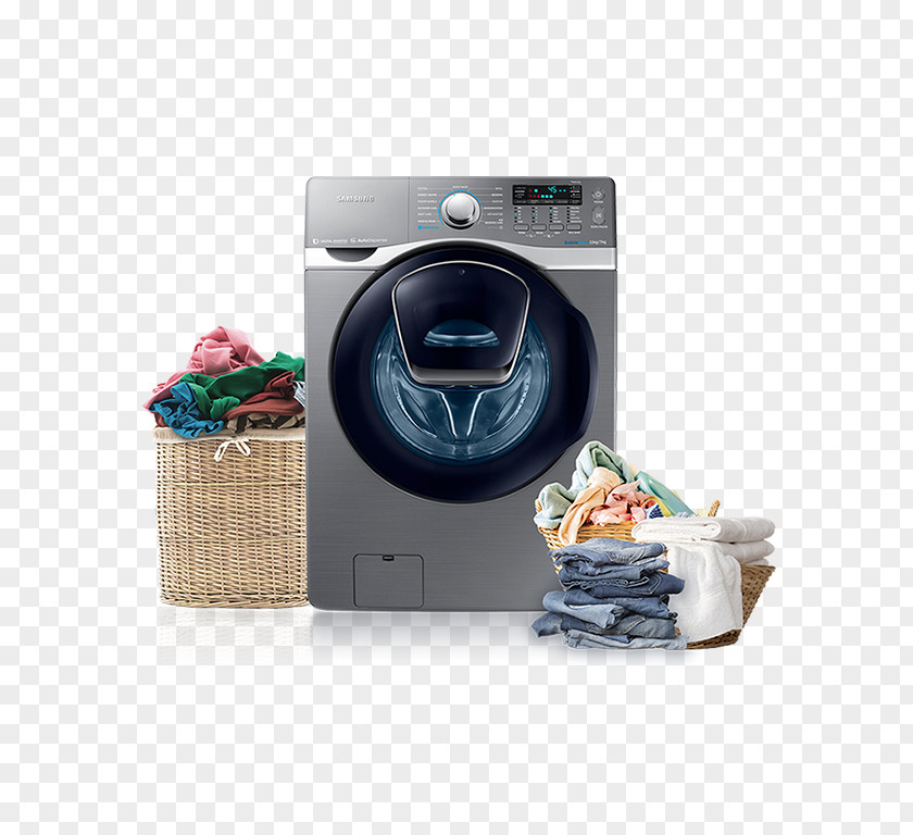 Samsung Washing Machines Clothes Dryer Lavadora 8kg Smart Machine AddWash WF15K6500 PNG