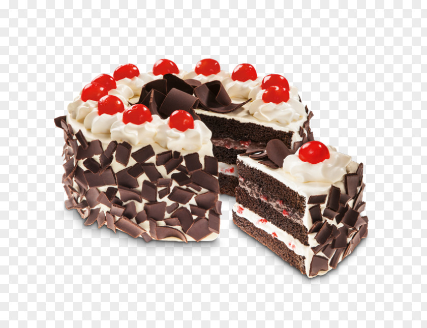 Chocolate Cake Black Forest Gateau Red Ribbon Birthday PNG