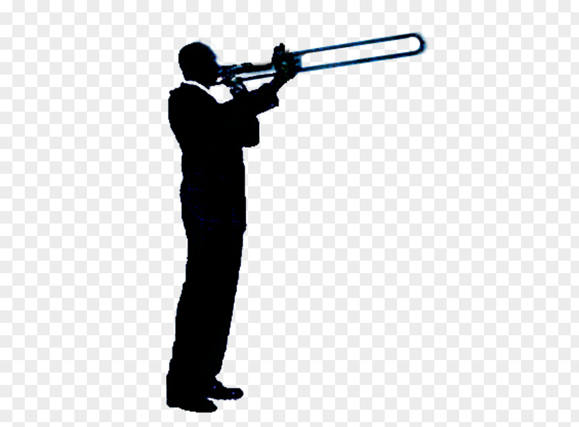 Trombone Silhouette Cliparts Jazz Trumpet Clip Art PNG