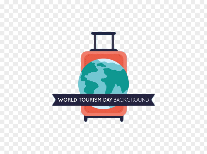 Cartoon Luggage World Tourism Day Travel Baggage PNG