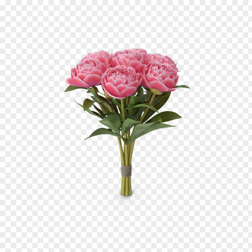 Peony Bouquet Garden Roses Download Nosegay Flower PNG