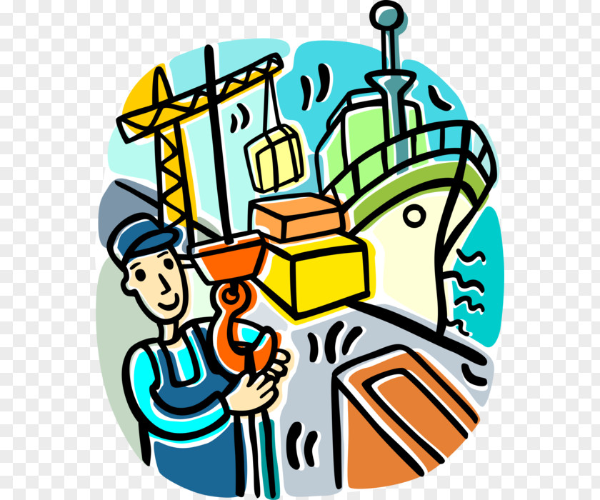 Stevedore Vector Graphics Clip Art Image Illustration PNG