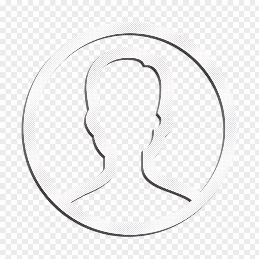 Blackandwhite Symbol Account Icon Avatar Person PNG