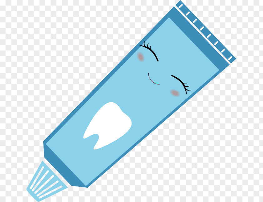 Cartoon Toothpaste Toothbrush PNG