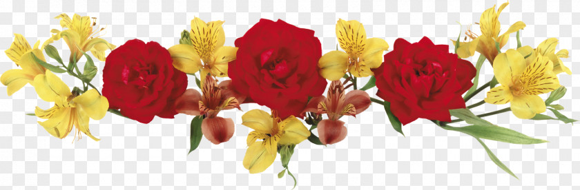 Flower Gold Photomontage PNG
