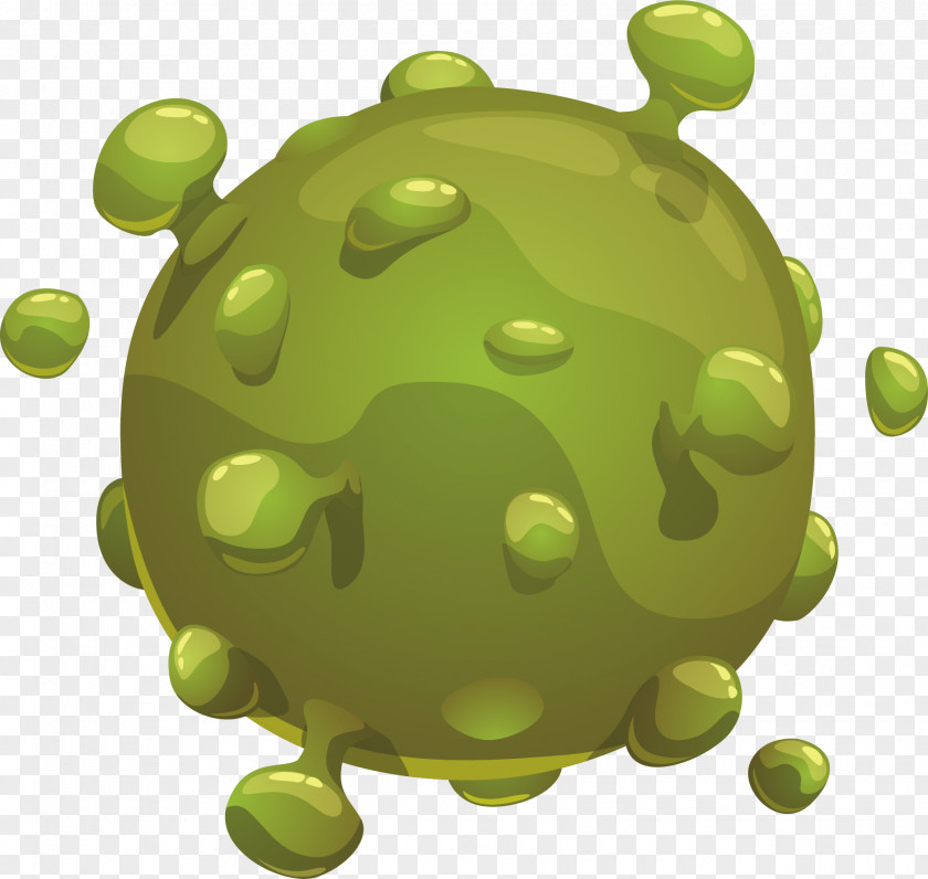 Green Planet Microorganism Bacteria PNG