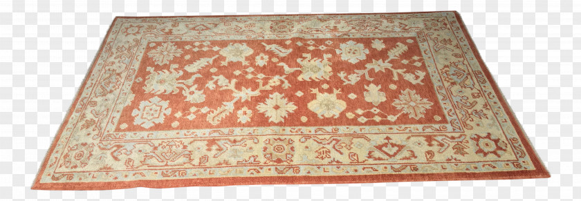 Rug Ushak Carpet Flooring Anatolian PNG