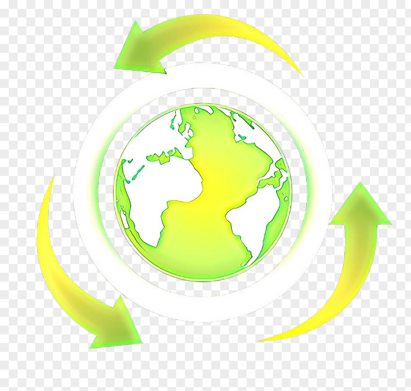 Symbol Globe Green Background PNG