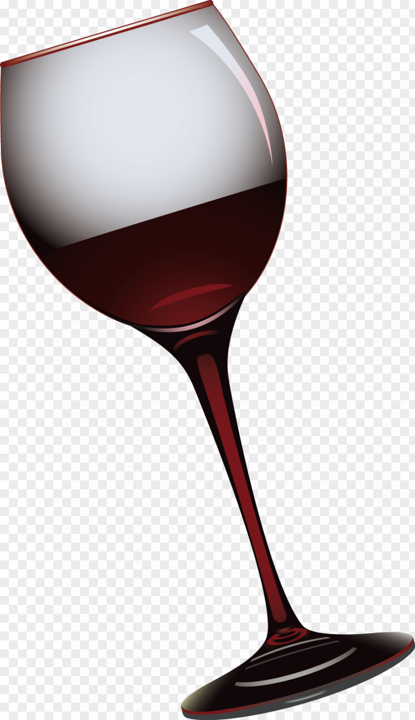 The Wine Glass Is Decorated With A Vector Pattern Red Champagne PNG