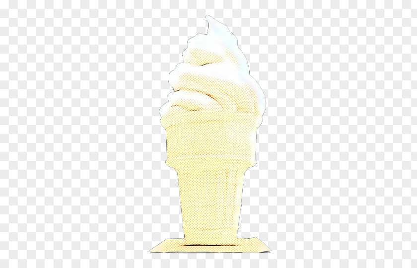 Vanilla Ice Cream Sorbetes Cone Background PNG