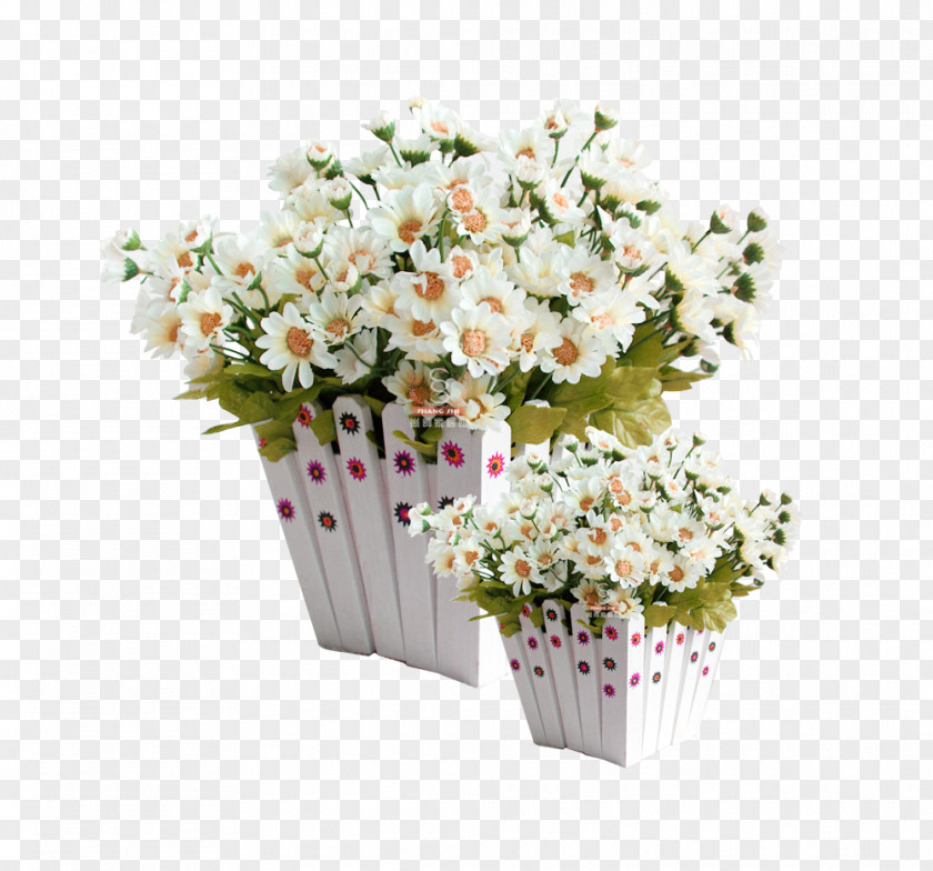 Women Cute Little Flowers Flowerpot PNG